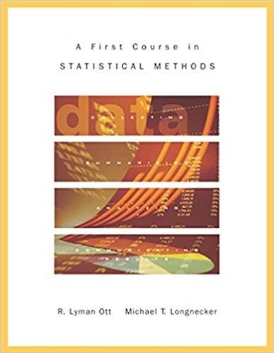 A First Course in Statistical Methods ISBN 9780534408060