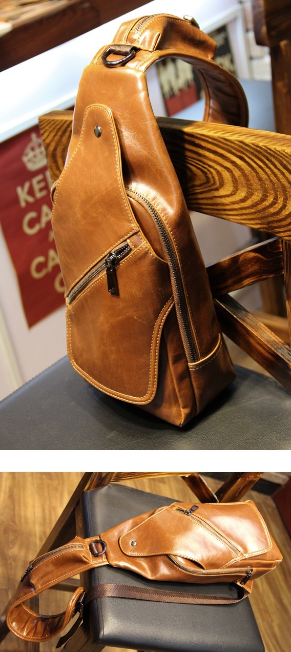 กระเป๋าคาดอกผู้ชาย รหัส B004