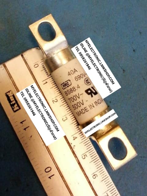 ขาย ฟิวส์ 40ET 690V ยี่ห้อ BUSSMANN ของแท้ ฟิวส์40ET 690V FUSE 40ET690V ยี่ห้อBUSSMANN ราคา , ตัวละ , หน่วย , บาท