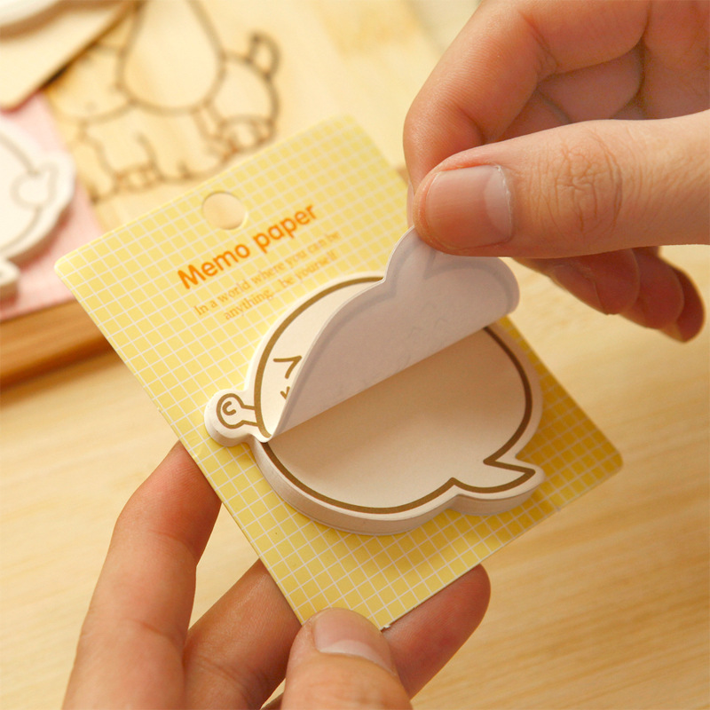 MUISUNGSHOP (1 ชิ้น) โพสอิท Sticky note กระดาษโน๊ต emote คละแบบ post-it