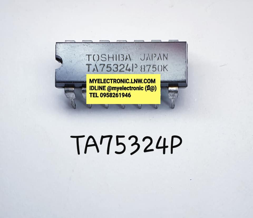 TA75324Pยี่ห้อTOSHIBAตัวถังDIP14ขาราคาตัวละบาท