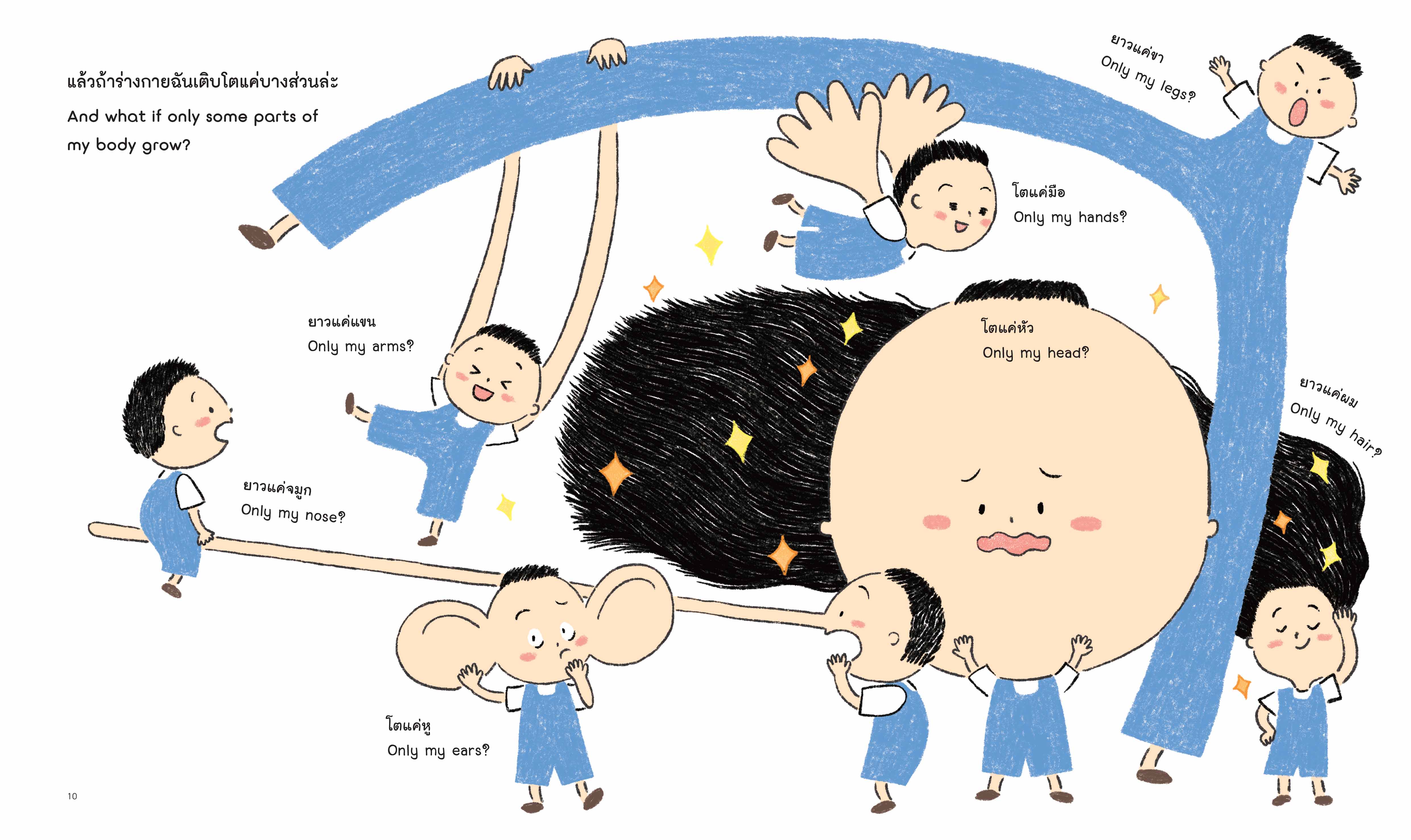 NANMEEBOOKS หนังสือ เมื่อฉันโตขึ้นจะเป็นอย่างไรนะ (ปกแข็ง) นิทาน