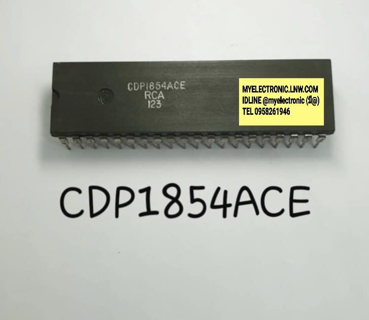 CDP1854ACEยี่ห้อRCAตัวถังDIP40ขาราคาตัวละบาท