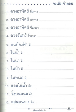 คู่มือเตรียมความพร้อมสอบเข้าเรียน ป.1