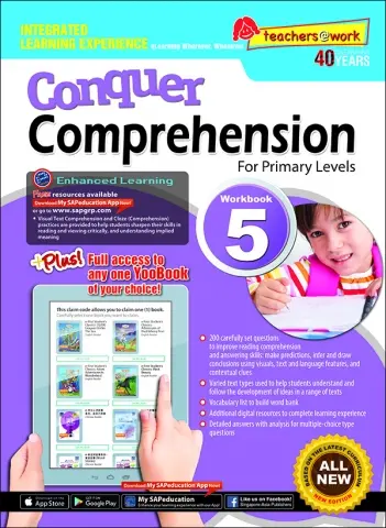 แบบฝึกหัดภาษาอังกฤษ ป.5 Conquer Comprehension For Primary Levels Workbook 5