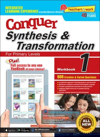แบบฝึกหัดภาษาอังกฤษ แบบฝึกหัดการเขียนประโยค ไวทยากรณ์ แกรมมา Conquer Synthesis & Transformation Workbook 1