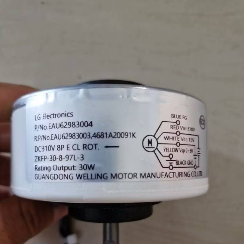 ✅✅EAU62983003 , EAU62983004 , 4681A20091K มอเตอร์แอร์คอยเย็น LG แกนสั้น ของแท้ 100%