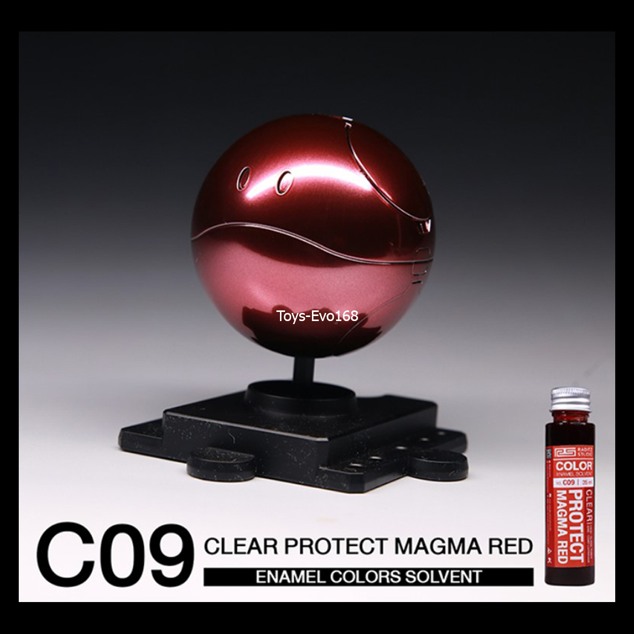 C09 Clear Protect Magma Red