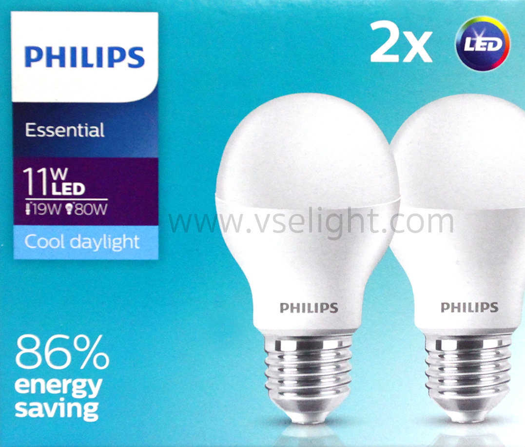 หลอด Essential LED Bulb 11w รุ่นแพคคู่