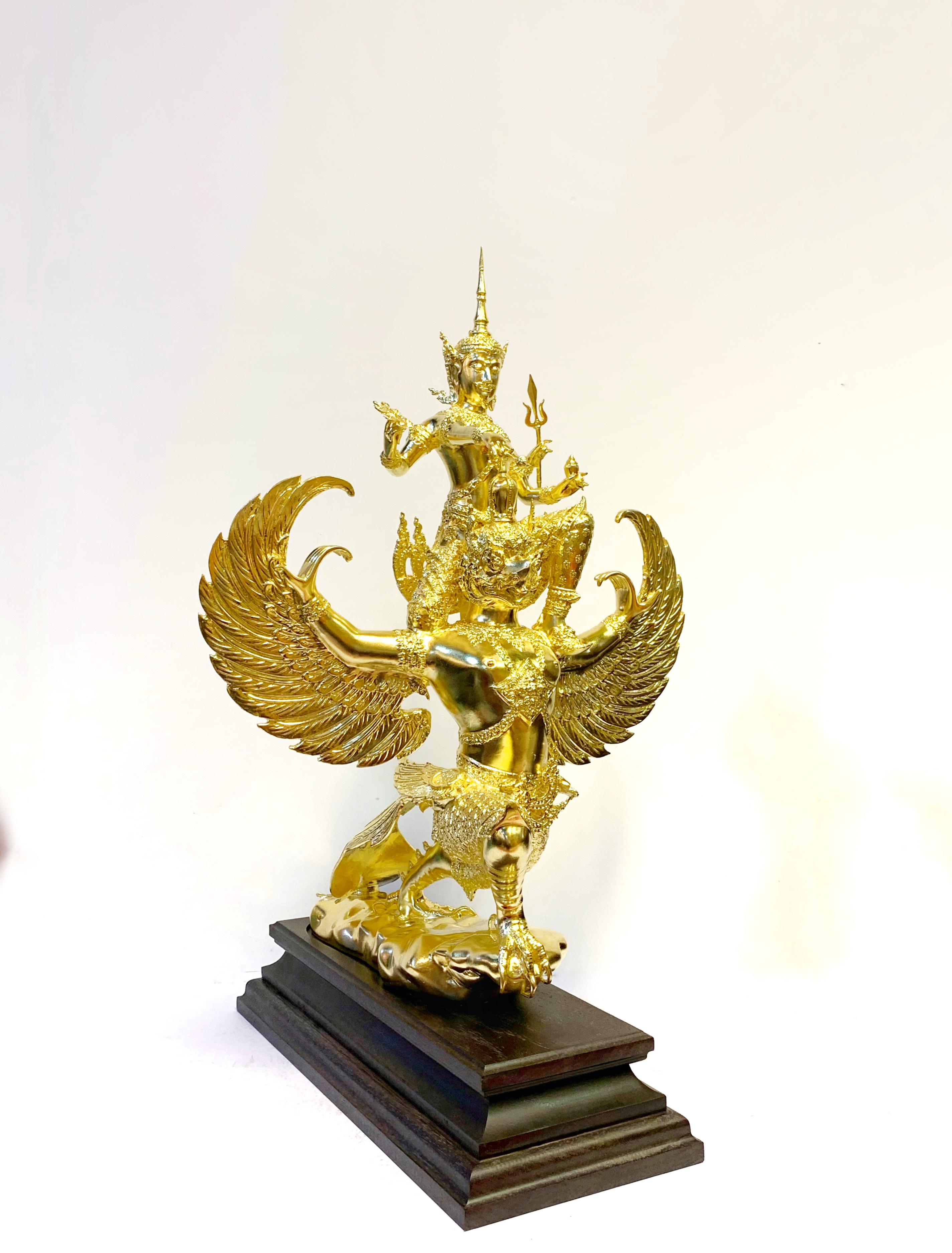 รูปหล่อ พระนารายณ์ทรงครุฑ หน้าตัก 9 นิ้ว