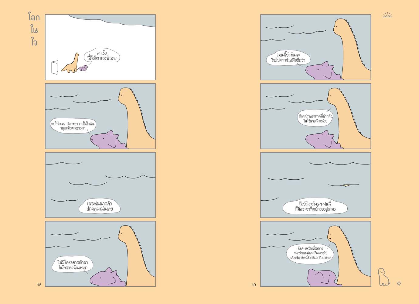 NANMEEBOOKS หนังสือ ไดโนเฉา เปลี่ยวและเหงาพอประมาณ : Bloom ฮีลใจ ความเรียง