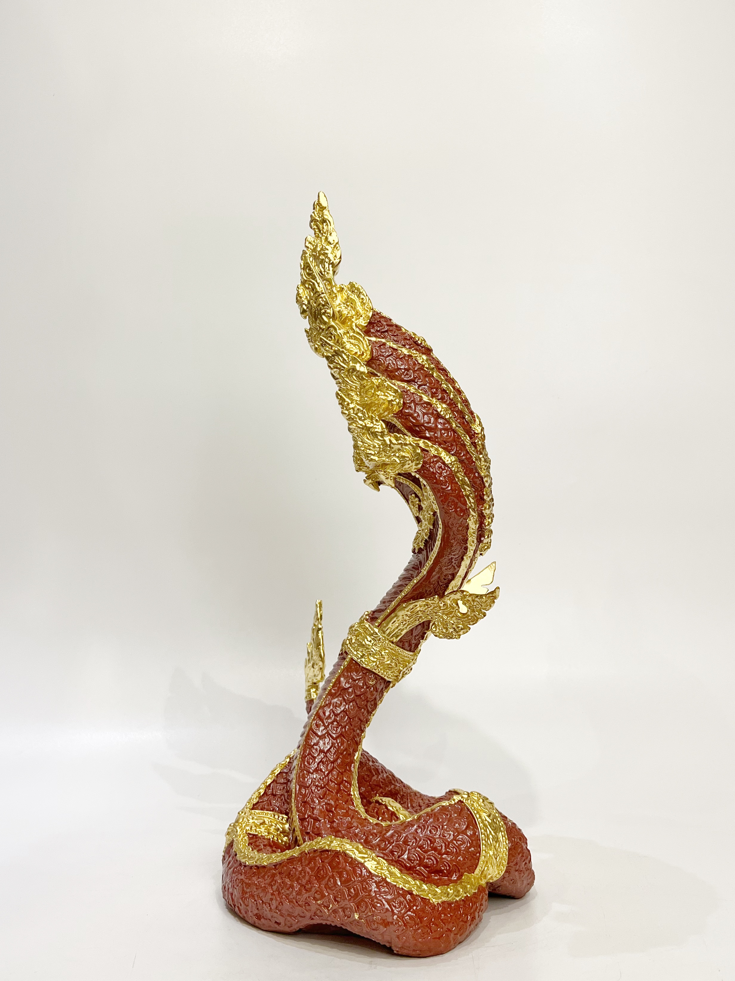 พญานาค 7 เศียร วัสดุ : สัมฤทธิ์