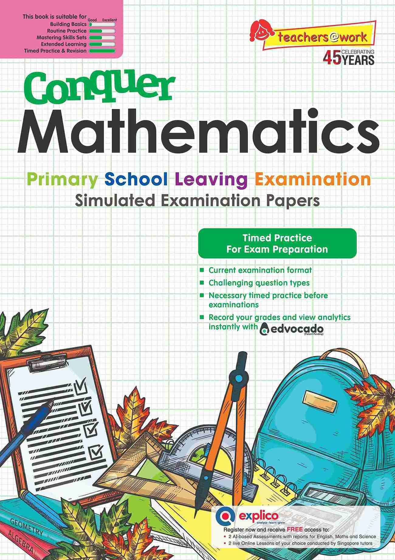 แบบทดสอบคณิตศาสตร์ ป.6 Conquer Mathematics PSLE Simulated Examination Papers