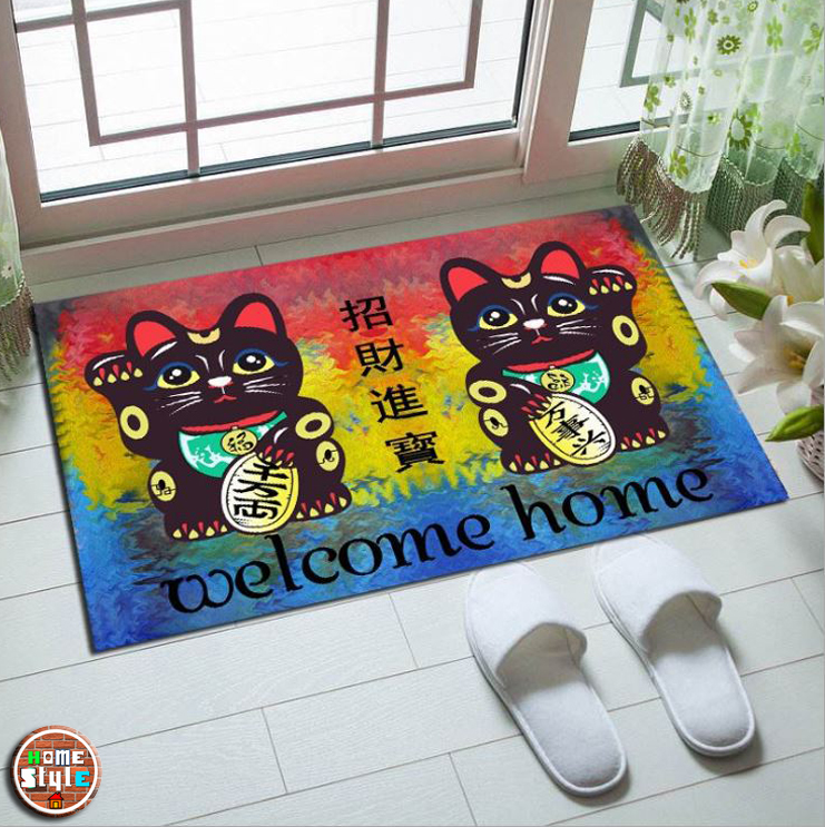 พรมมงคล เหมียว โฮ่ง ไซส์ 80x120cm