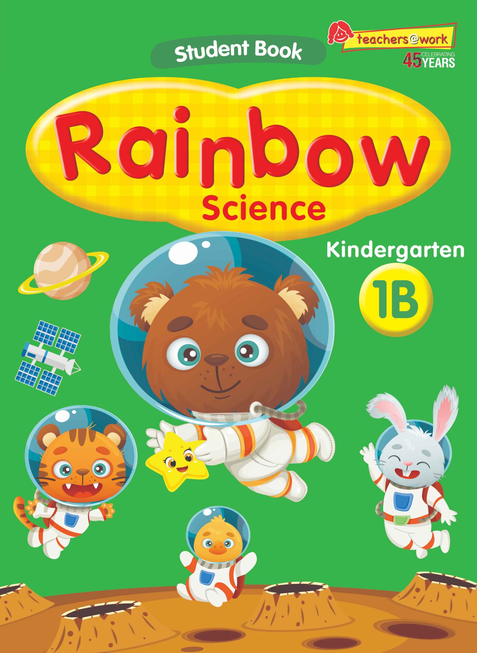 แบบเรียนวิทยาศาสตร์ภาษาอังกฤษระดับอนุบาล Rainbow Science Lesson Book K1B NEW
