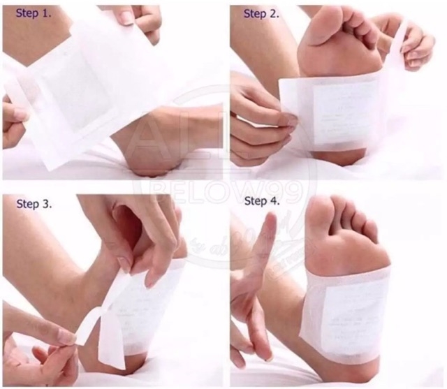 MUISUNGSHOP (10 กล่อง) แผ่นแปะเท้า Cleansing Detox Foot Pads Kinoki แผ่นแปะเท้าสมุนไพรจีน kinoki คิโนกิ