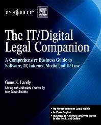 The IT / Digital Legal Companion 1st Edition ISBN 9781597492560