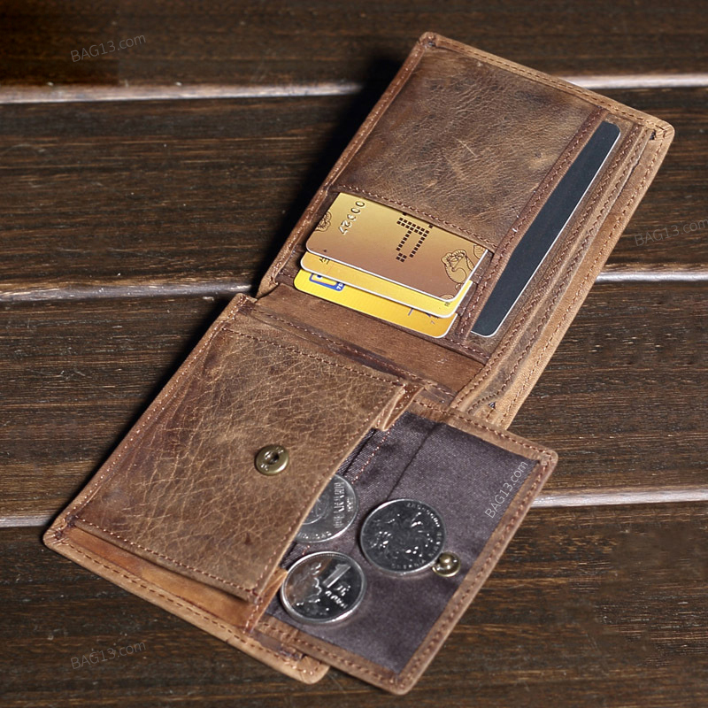 กระเป๋าสตางค์หนังแท้ กระเป๋าตังหนังแท้ กระเป๋าเงิน กระเป๋าใส่บัตร หนังแท้ กันน้ำได้ ทนทาน รหัส F05