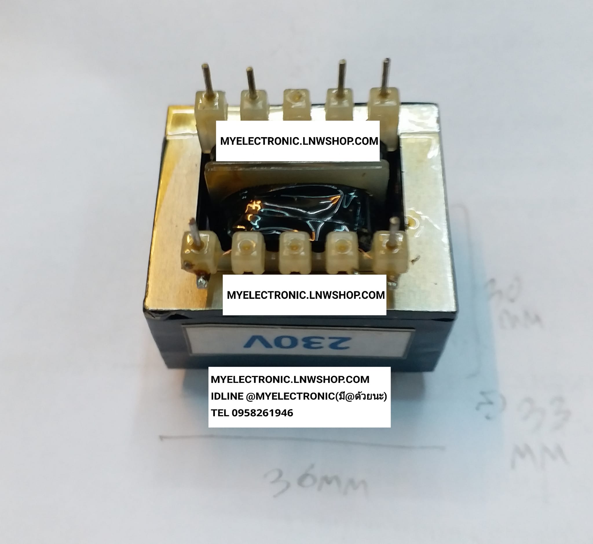 ขาย หม้อแปลงขาลงปริ้น9V 2ขด ไฟเข้า230V ไฟออก 0-9V , 0-9V ไฟออก9V 2ขด ขนาด กว้าง36มม.ลึก30มม.สูง35มม. 36×30×35MM. หม้อแปลงขาลงปริ้น6ขา , หม้อแปลงขาลงปริ้นเล็ก , หม้อแปลงขาลงปริ้น หม้อแปลง9Vลงปริ้น หม้อแปลงๅ9Vขาลงปริ้น ไฟเข้า220V หม้อแปลง9Vออนบอร์ด , หม้อแป