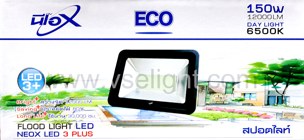 โคม Spotlight LED NEOX 150W รุ่น ECO Floodlight LED