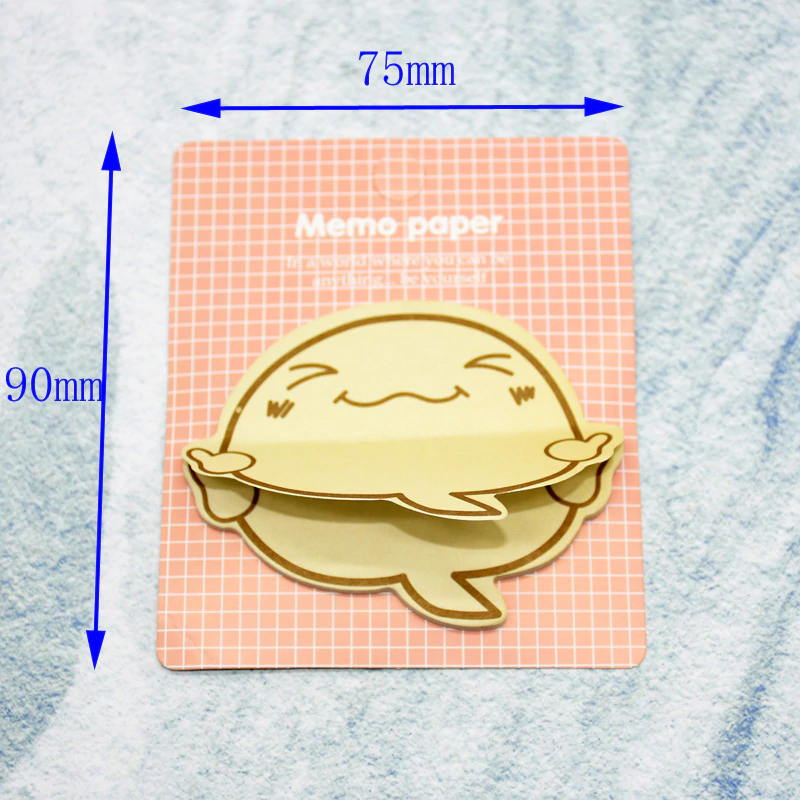 MUISUNGSHOP (1 ชิ้น) โพสอิท Sticky note กระดาษโน๊ต emote คละแบบ post-it