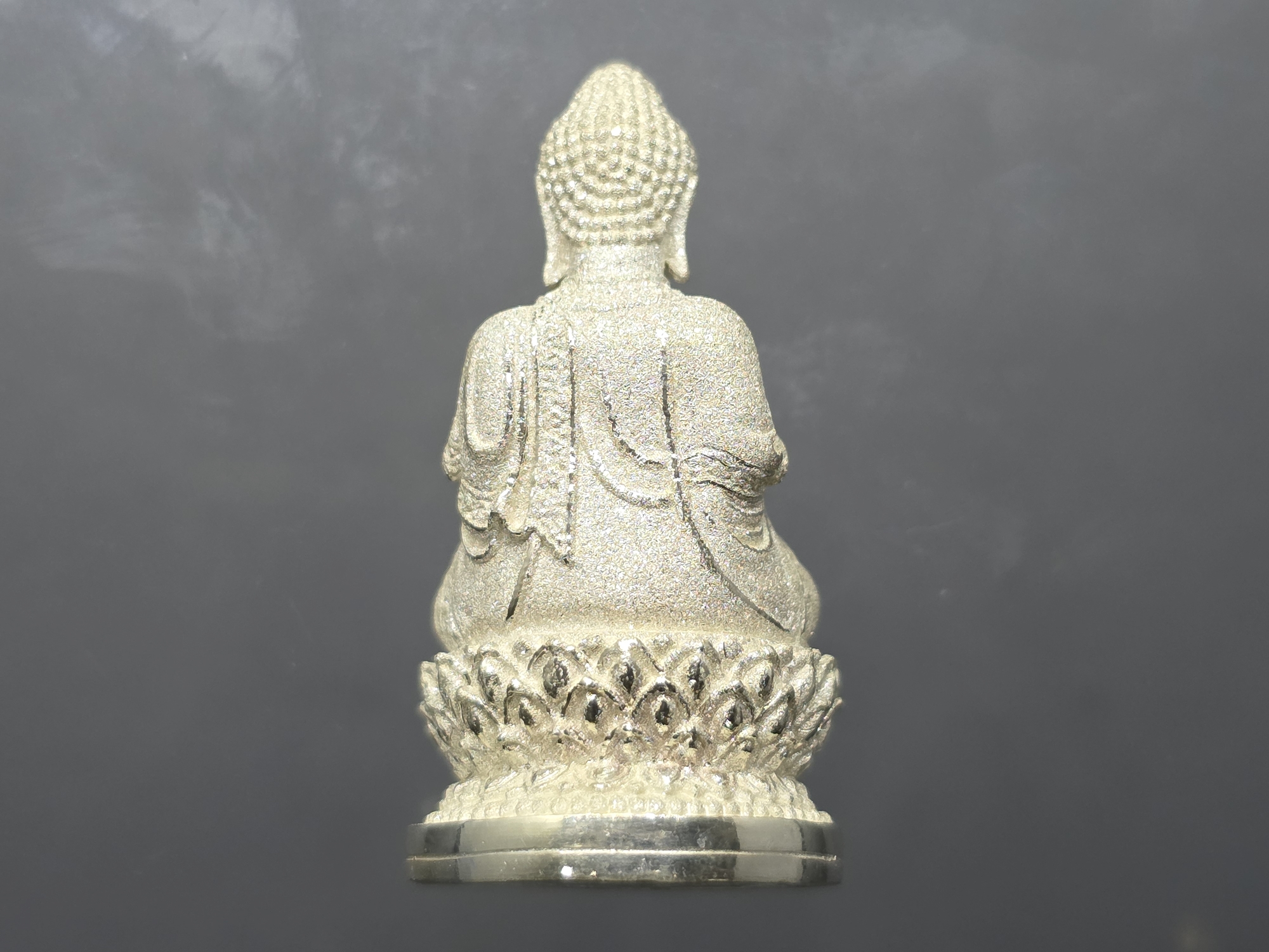 พระกริ่งจีน ต้าเยิ่นถะ เนื้อเงิน รุ่นกาญจนาภิเษกครองราชย์ 50 ปี วัดบวรนิเวศวิหาร ปี2538 พร้อมกล่องเดิม นิยม หายาก