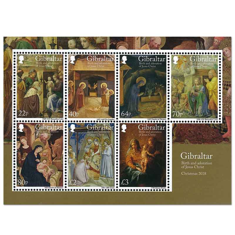 Gibraltar Stamp, 2018 Christmas S/S
