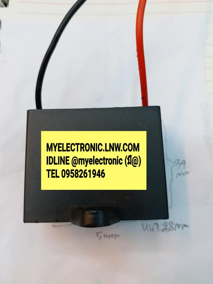 C10UF450VACรุ่นCBB61ยี่ห้อSODERคาปาซิสเตอร์คอนเดนเซอร์เหลี่ยมดำขนาดกว้าง50MMสูง39MMหนา28MMราคาตัวละ