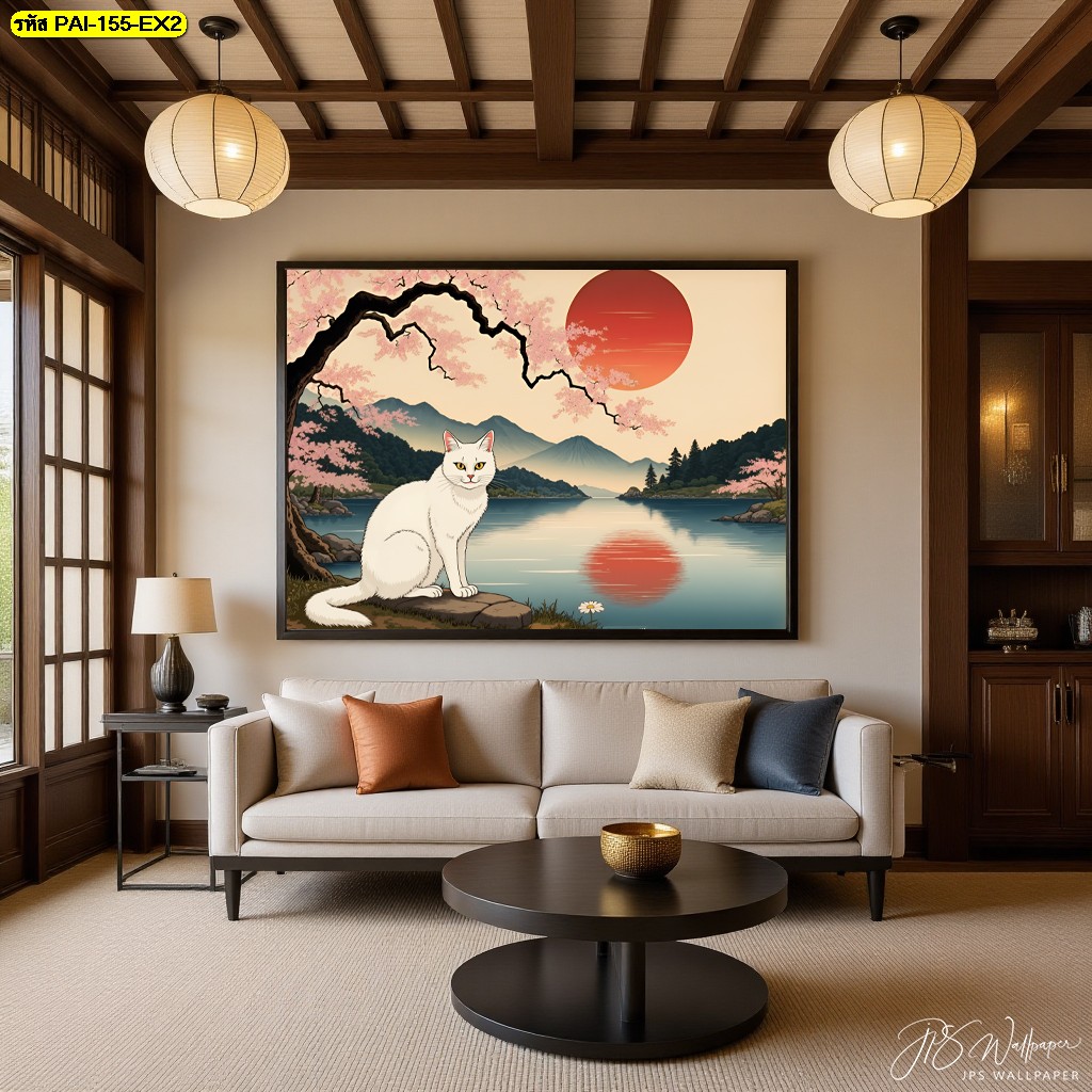 วอลเปเปอร์ติดผนังลายญี่ปุ่น เติมความสงบให้ทุกห้อง