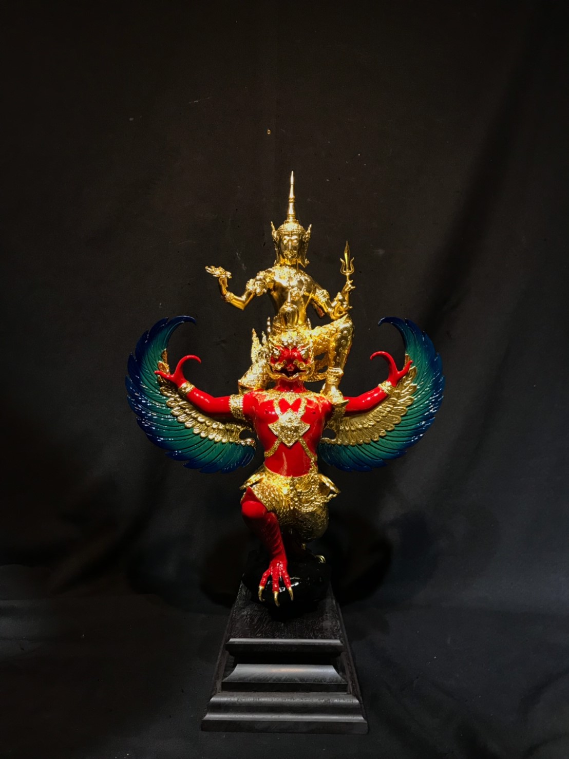 เทวรูป พระนารายณ์ทรงครุฑ หน้าตัก 9 นิ้ว