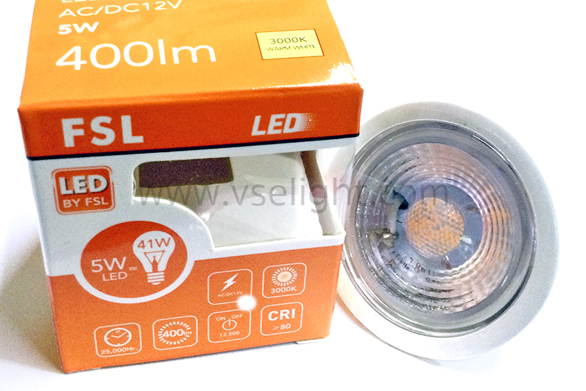 หลอด LED MR16 12V 5W FSL