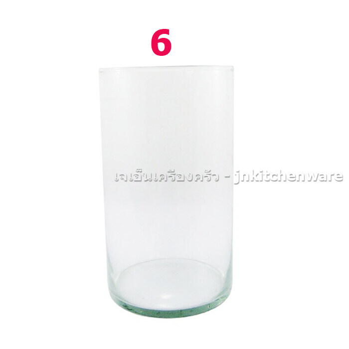 โหลแก้วทรงกระบอกขนาด 6 นิ้ว
