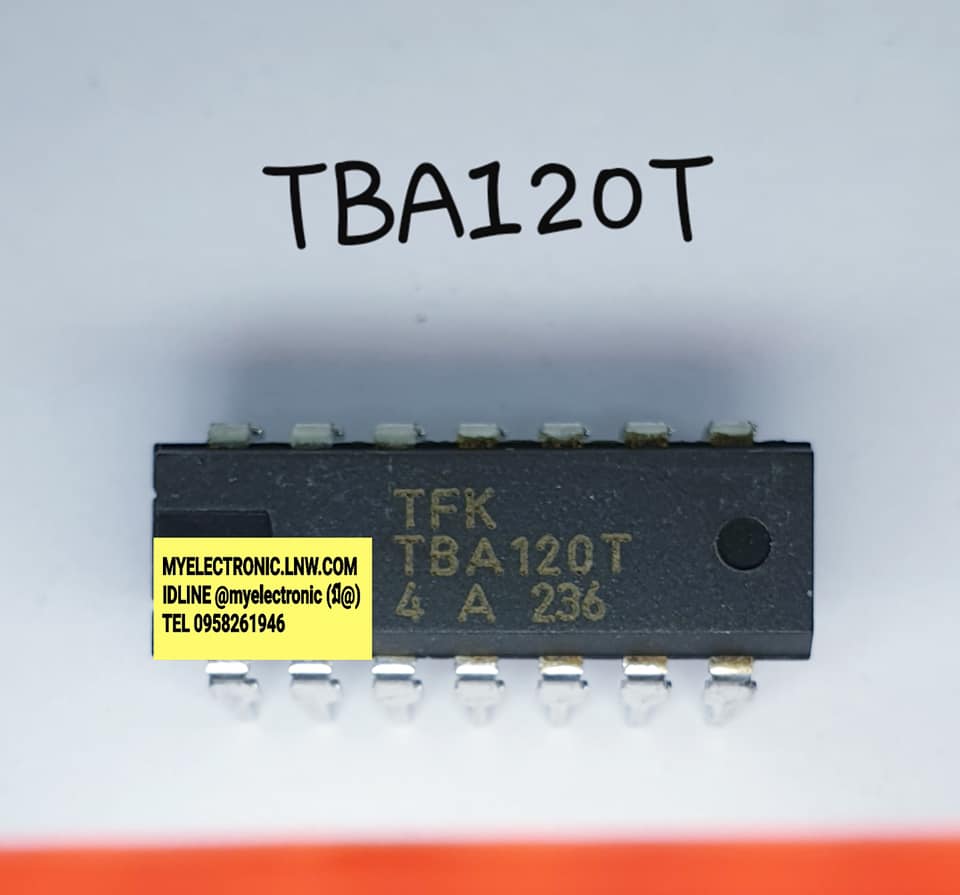 TBA120Tยี่ห้อTFKตัวถังDIP14ขาราคาตัวละบาท