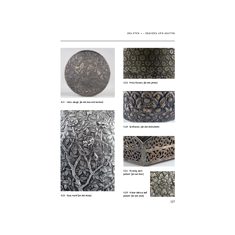 Riverbooks หนังสือประวัติศาสตร์ : Thai Silver and Nielloware