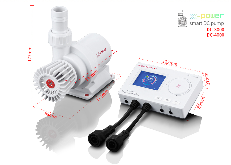 SeaTorch Pump Smart DC pump 8000 ลิตร/ชั่วโมง