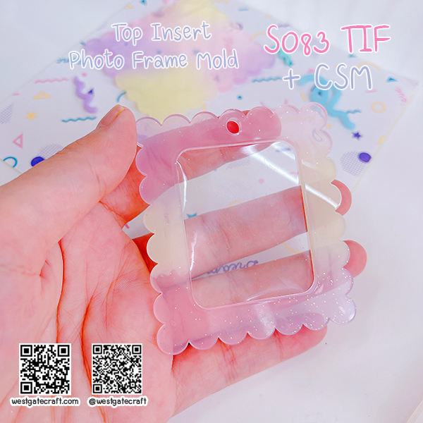 แม่พิมพ์เรซิ่น S083 TIF Top Insert Photo Frame Mold + CSM