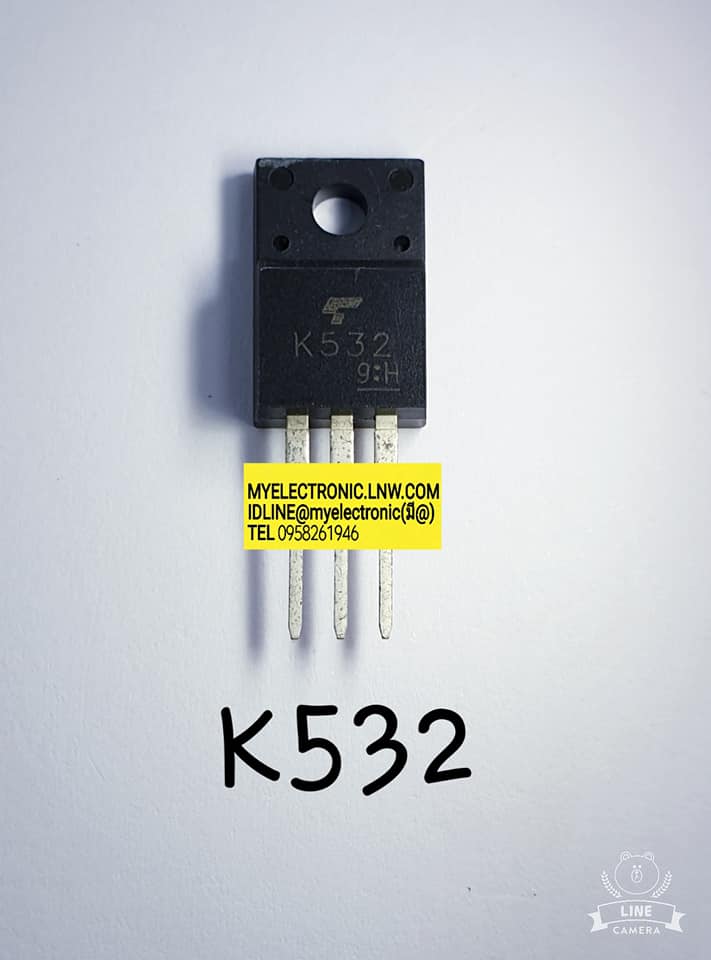 ขาย 2SK532ตัวถังTO220Fยี่ห้อTOSHIBA ราคาตัวละบาท