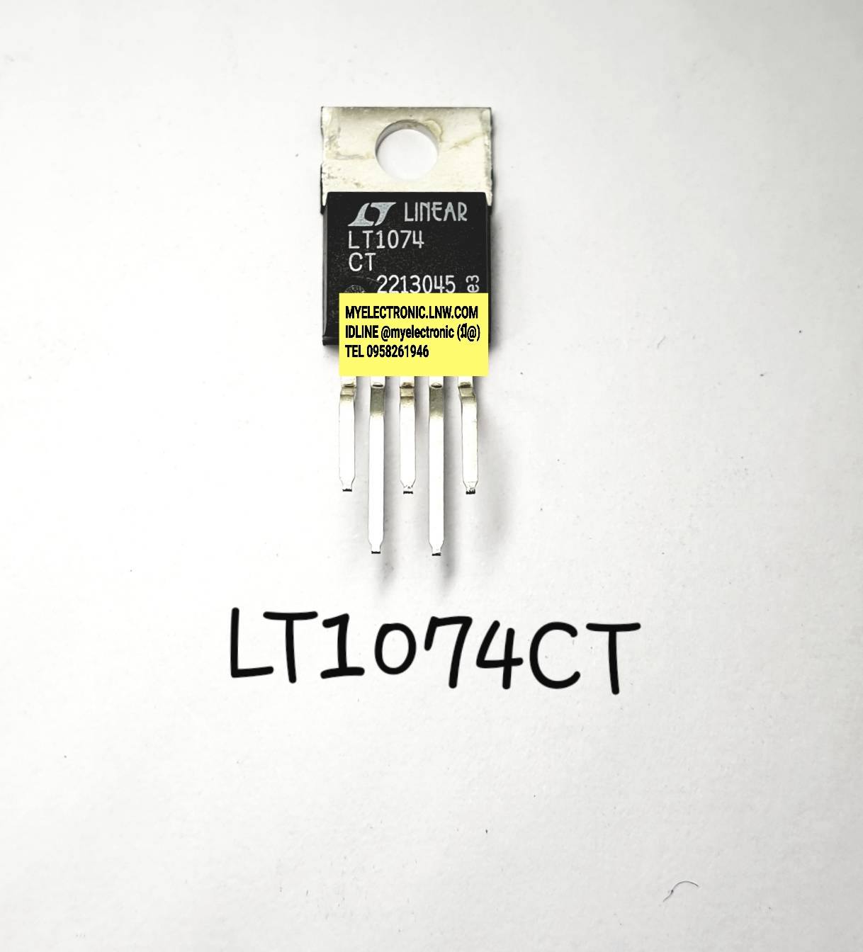 LT1074CTยี่ห้อตัวถังTO220/5ขาราคาตัวละบาท