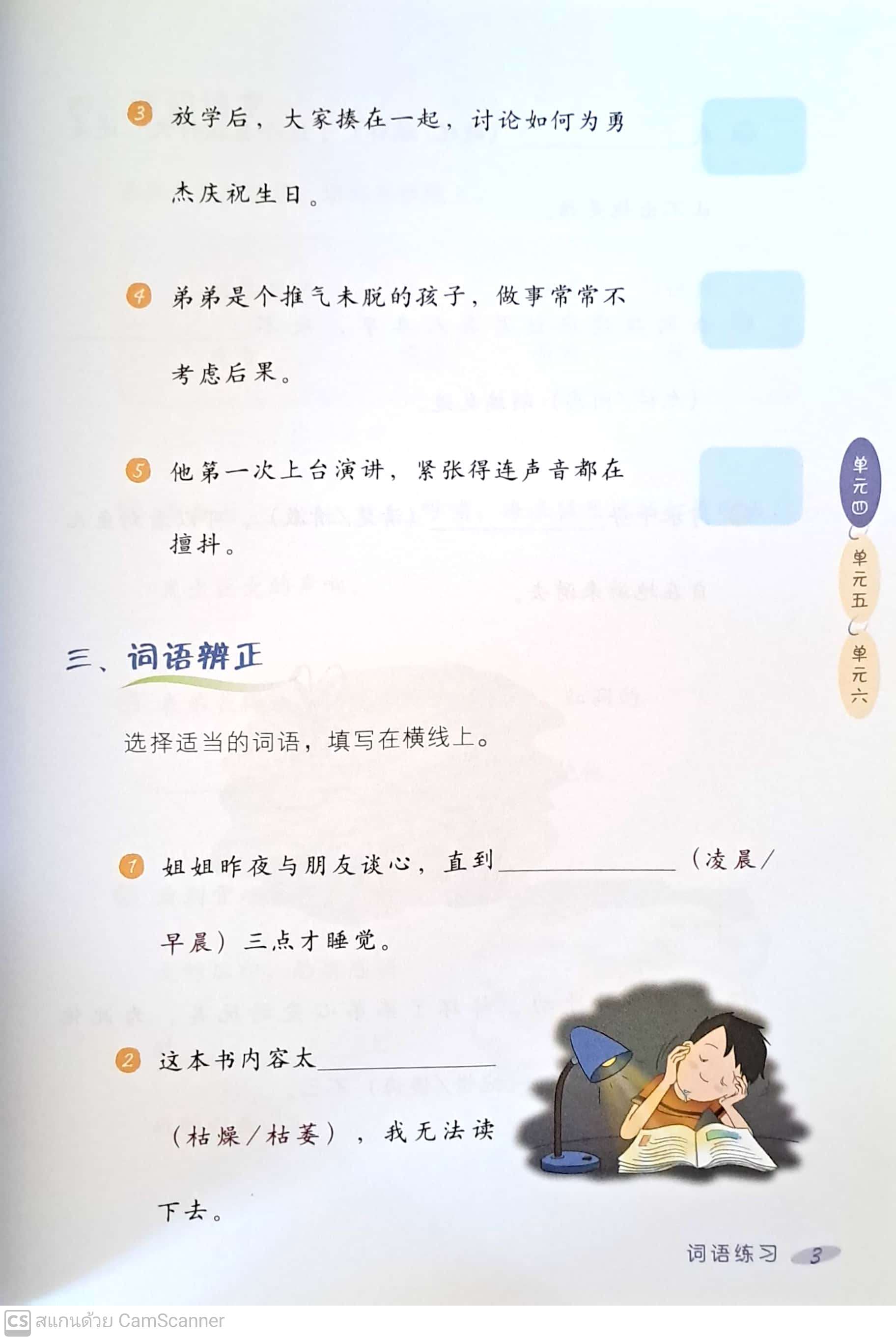 แบบฝึกหัดภาษาจีน ม.3 Chinese Language For Sec Schools (CLSS) Workbook 3B (NA)