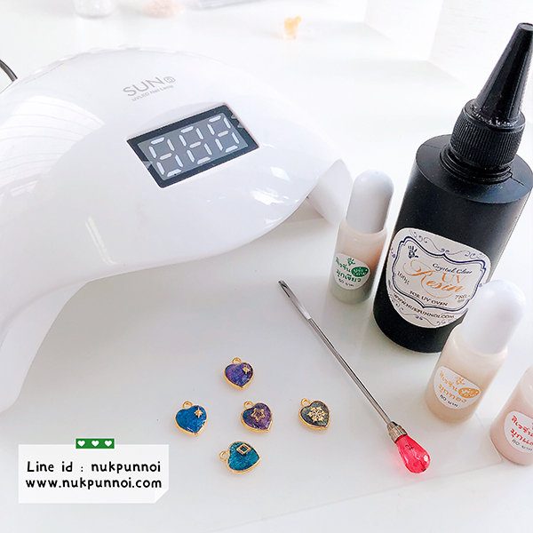 สีผสมเรซิ่น แบบทึบ 10g สีประกายมุกน้ำเงิน