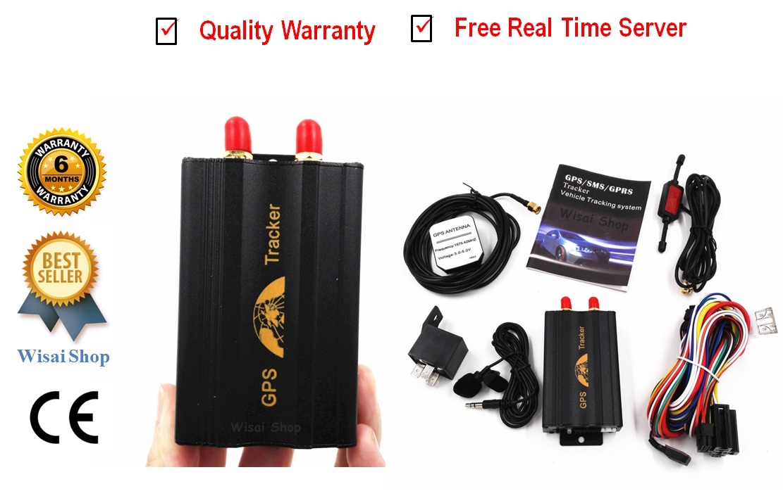 GPS Tracker อุปกรณ์ติดตามรถยนต์ ยี่ห้อ Coban รุ่น TK103A ฟรี Server ดู Real Time 10 ปี