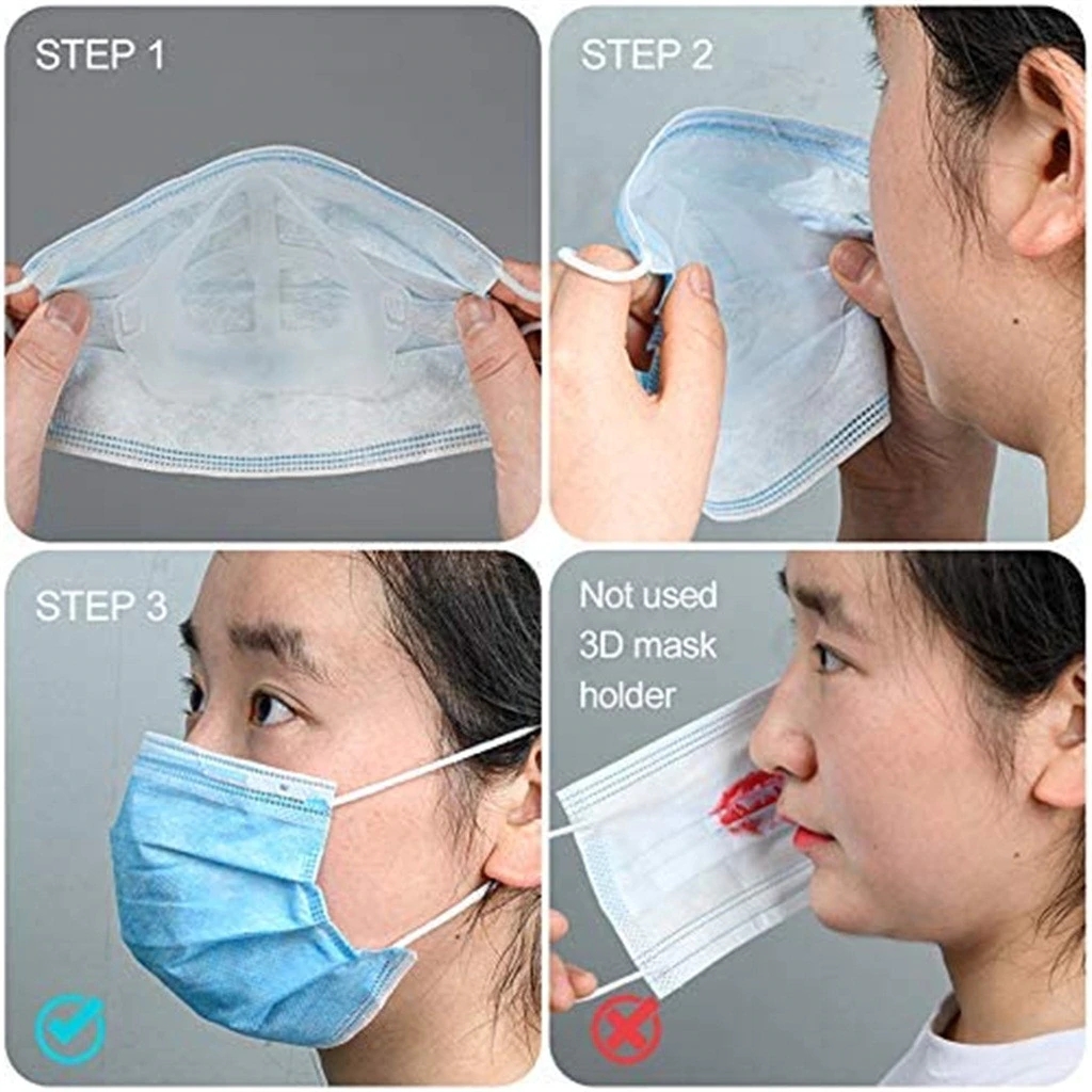 muisungshop ที่ใส่หน้ากาก โครงรองหน้ากาก 3D แบบล้างทําความสะอาดได้ ส่งทุกวัน ใส่สบาย หายใจสะดวก โครงนิ่มไม่ทิ่มหน้า