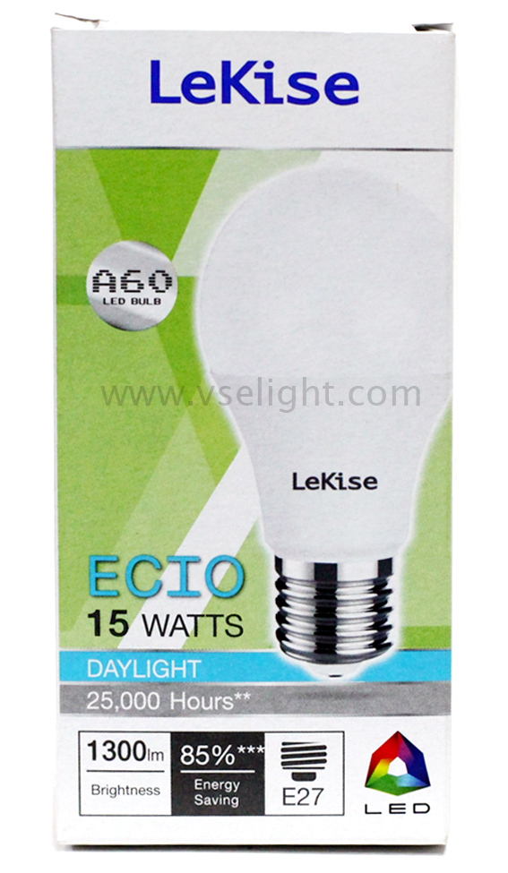หลอดไฟ LED Bulb LEKISE 15w รุ่น ECIO