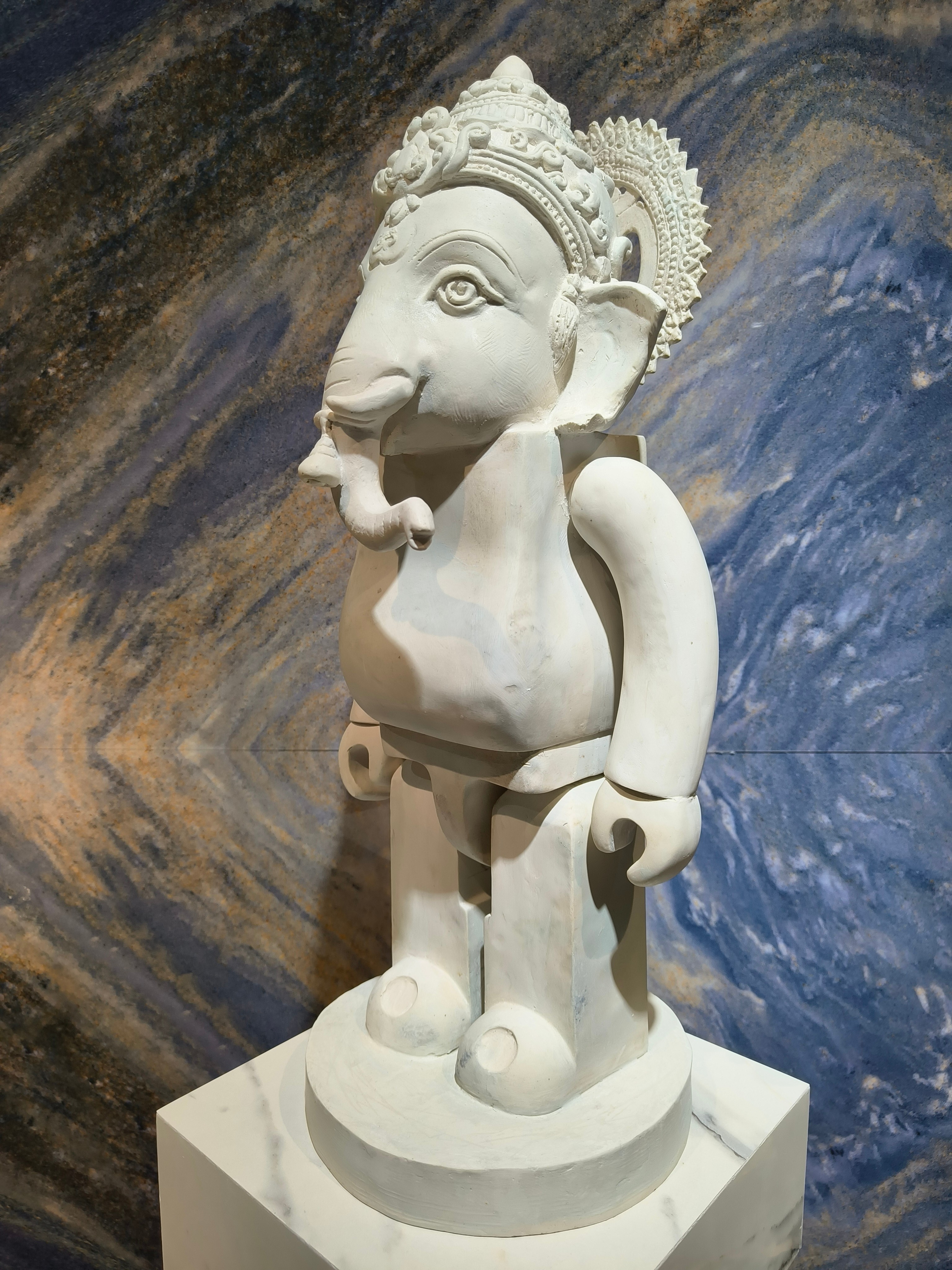 รูปหล่อ พระพิฆเนศ บริค Ganesha Brick (Religion Art toy) หน้าตัก 9 นิ้ว