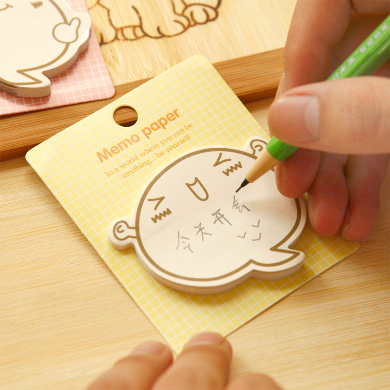 MUISUNGSHOP (1 ชิ้น) โพสอิท Sticky note กระดาษโน๊ต emote คละแบบ post-it