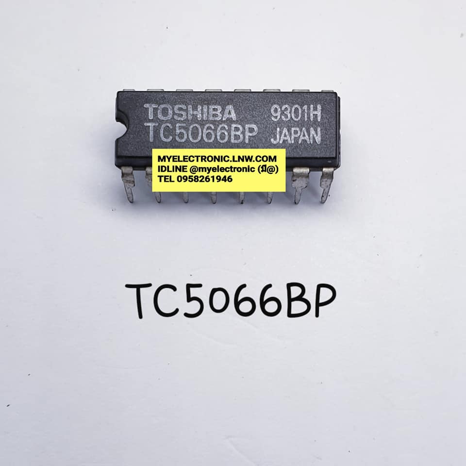 ขาย TC5066BP ยี่ห้อTOSHIBA ตัวถังDIP16ขา ราคาตัวละ บาท