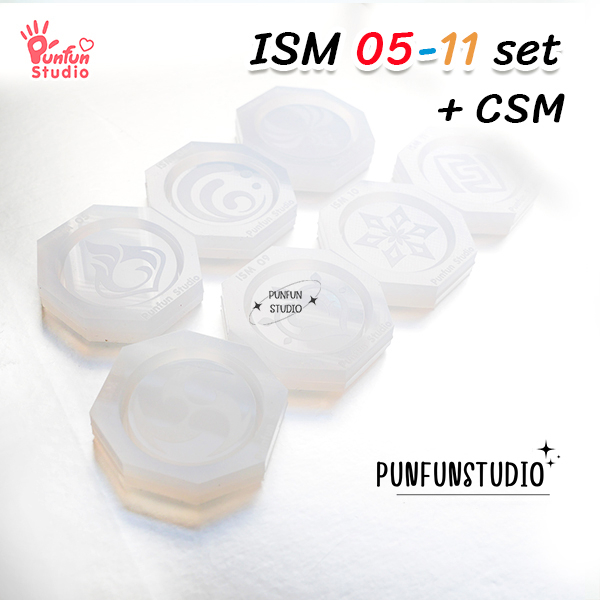 ISM 05-11 Mold Set / Genshin Elements / Shaker Mold
