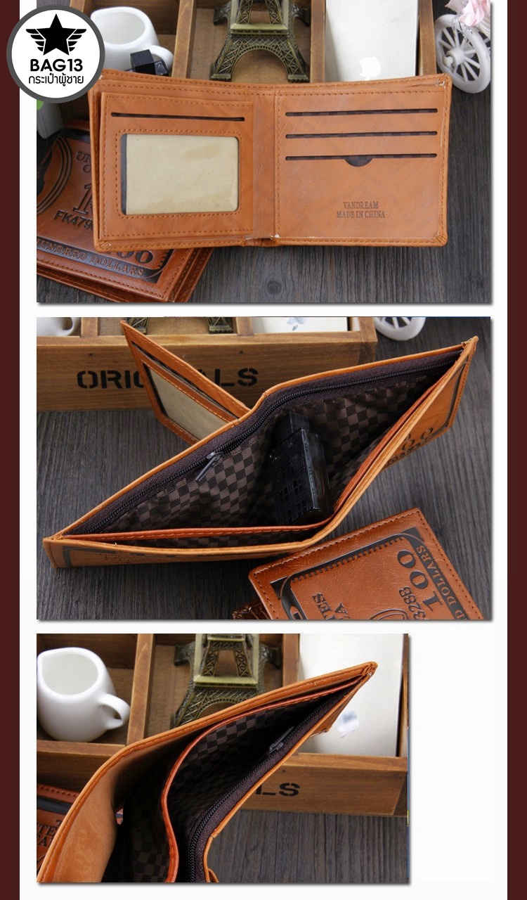 กระเป๋าสตางค์ผู้ชาย 100 DOLLAR รหัส C005