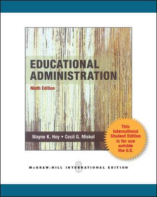 Educational Administration: Theory, Research, And Practice (Int'l Ed)ISBN 9781259012242