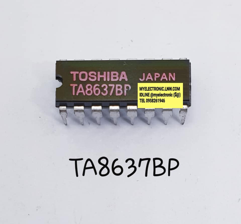 TA8637BPยี่ห้อTOSHIBAตัวถังDIP16ขาราคาตัวละบาท